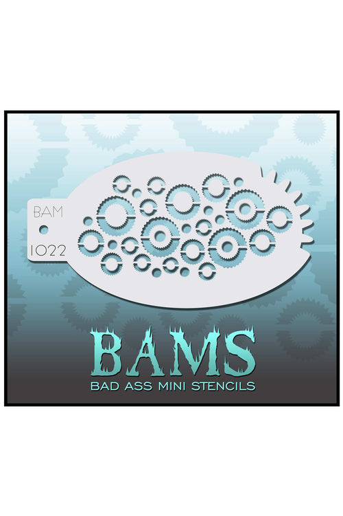 Bad Ass Mini Stencil 1022