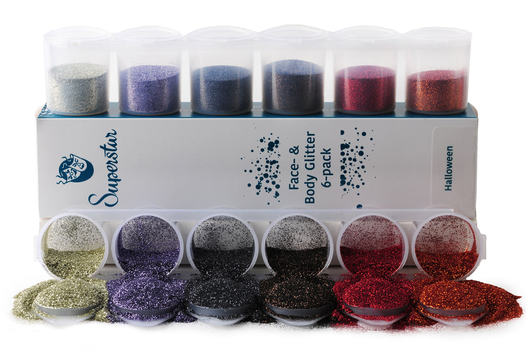 Halloween Fine Glitter Mix 6-pack 90 ml 98986