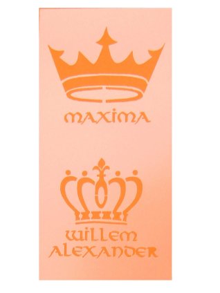 PXP stencil Willem en Maxima