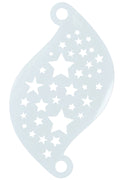Face paint stencil Superstar Stars 77001