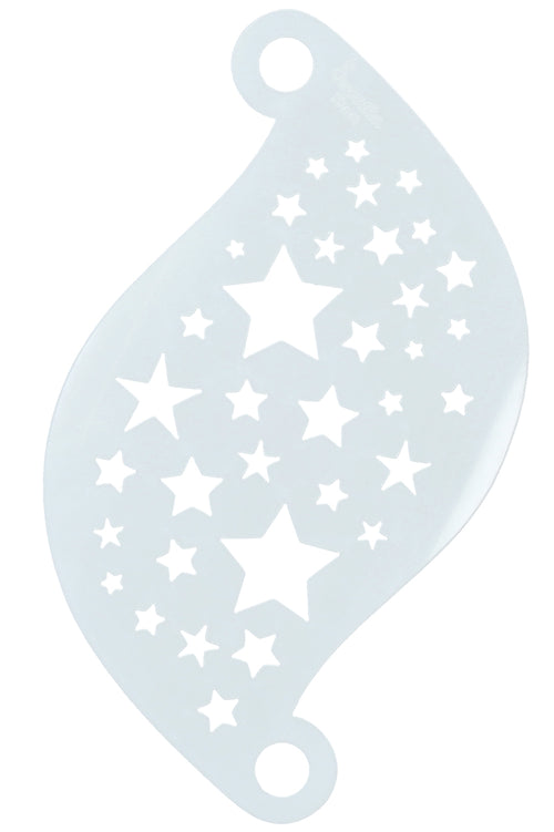 Face paint stencil Superstar Stars 77001