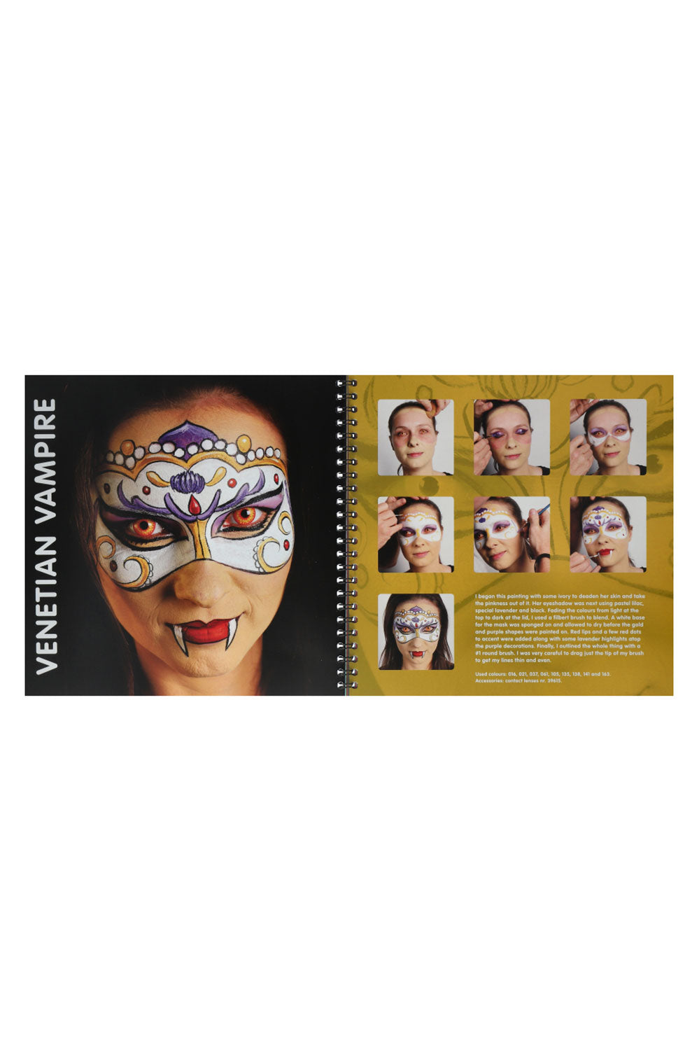 Schminkboek Scary Facepainting van Nick Wolfe 2522