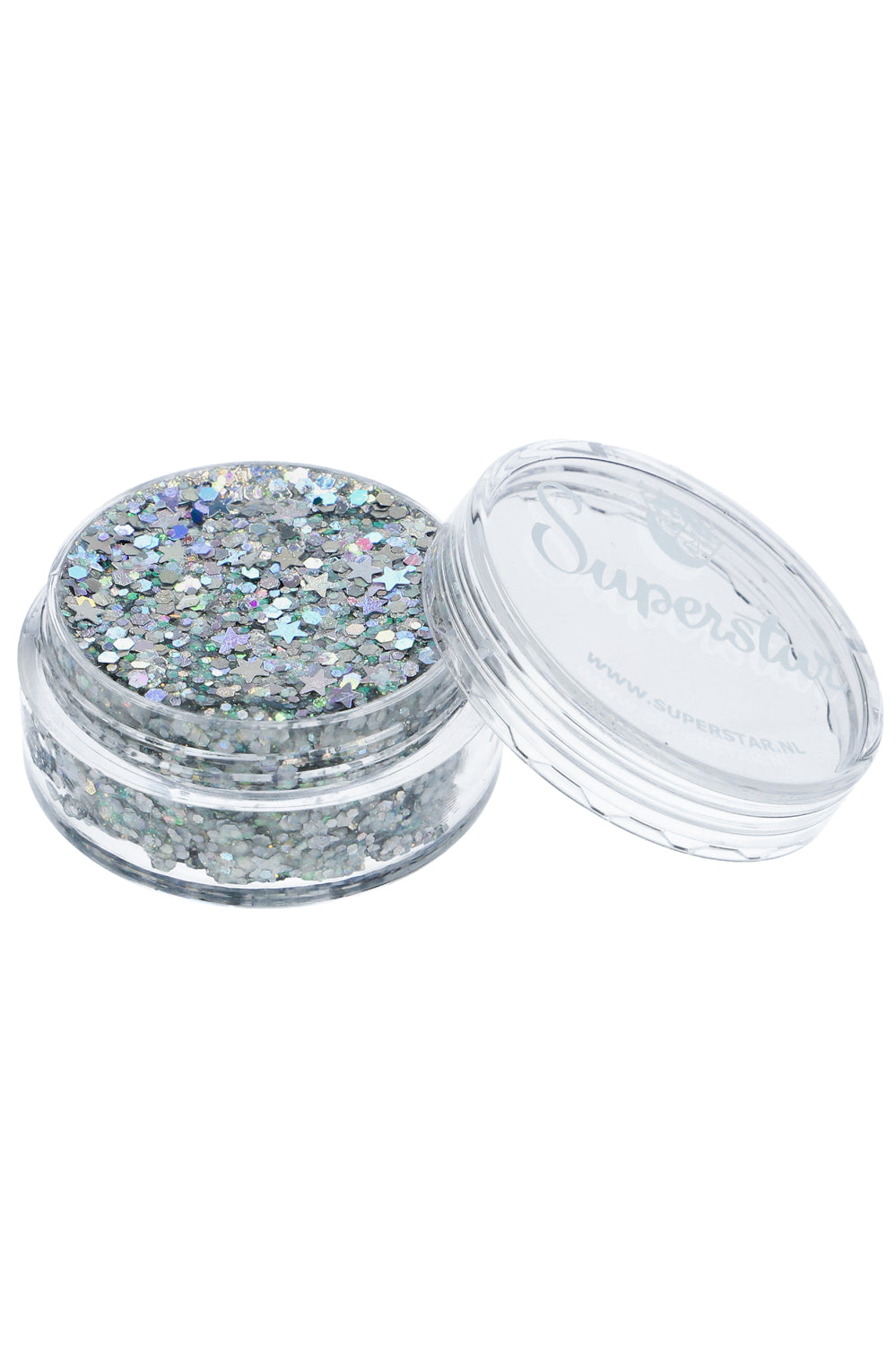Superstar Chunky Glitter Crème 10 ml 
Silver Starlight 139-21-002