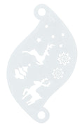 Face Paint Stencil WINTER WONDERLAND 77102