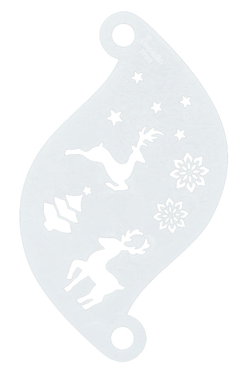 Face Paint Stencil WINTER WONDERLAND 77102