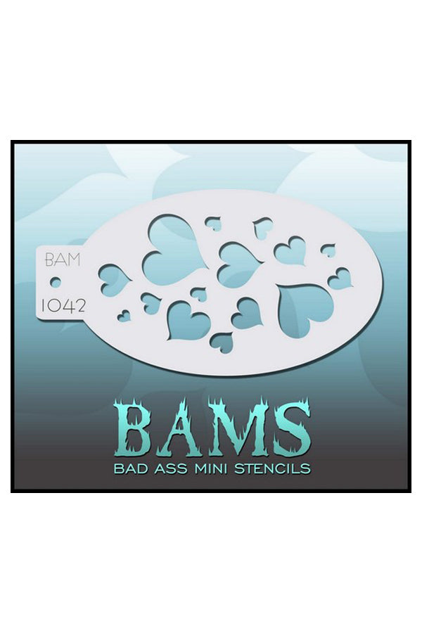Bad Ass BAM stencil 1042