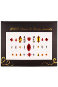 PXP Face & Body jewel Shapes in Red, Silver and Gold