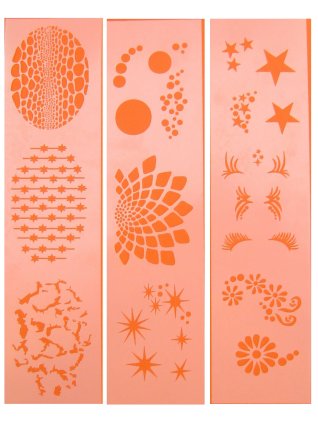 PXP stencils assortement 3 Stuks