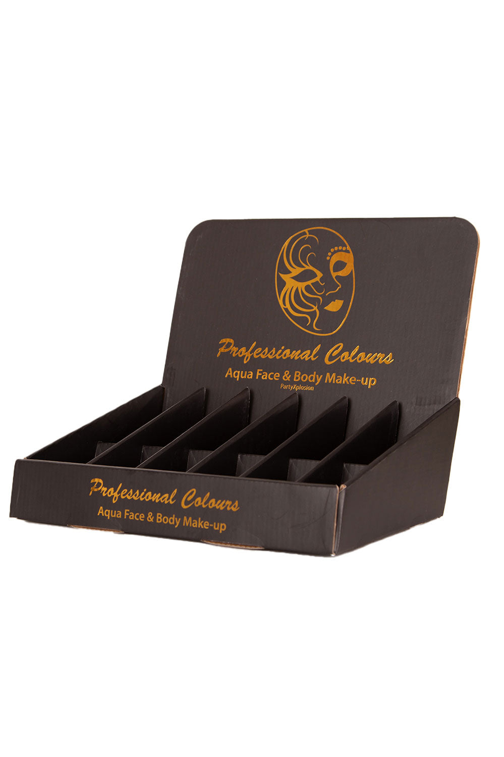 PXP Professional Colours Display karton zwart met gouden folie druk