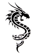 QuickTattoo glitter sjabloon Draak