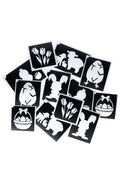 Easter Glitter Tattoo Stencils (12 pcs) 98818