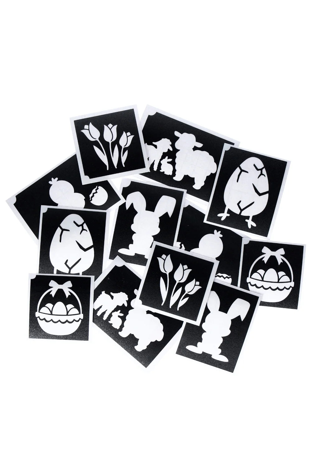 Easter Glitter Tattoo Stencils (12 pcs) 98818