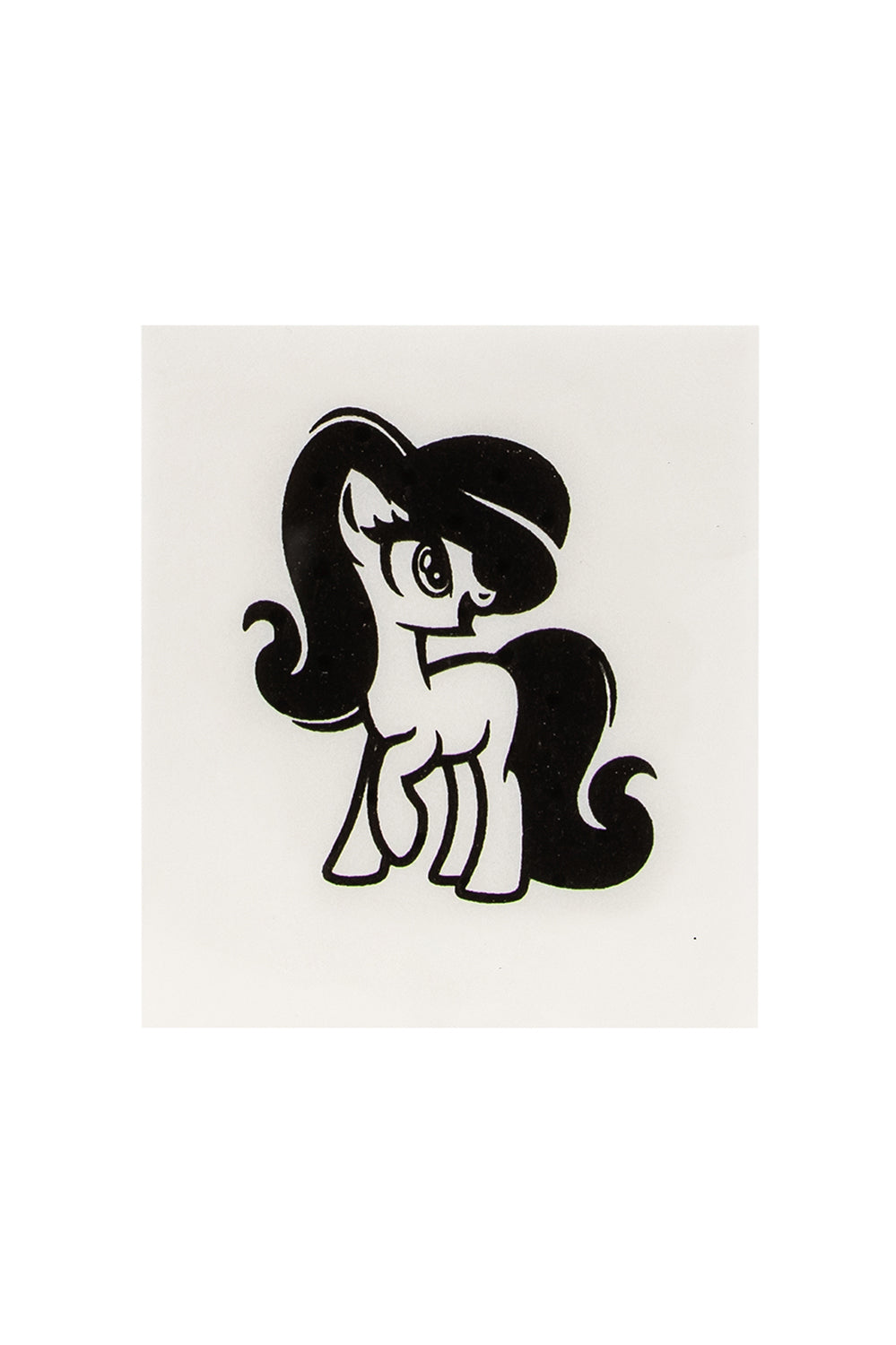 Quick Tattoo Glittersjabloon Pony