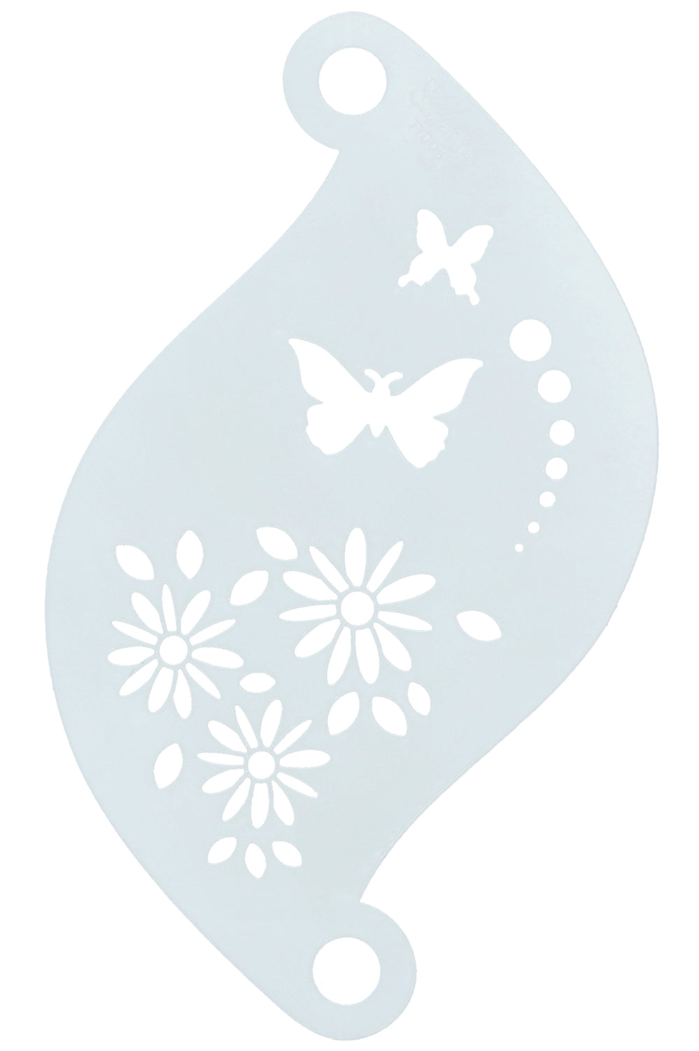 Face paint stencil Superstar Flower power 77008