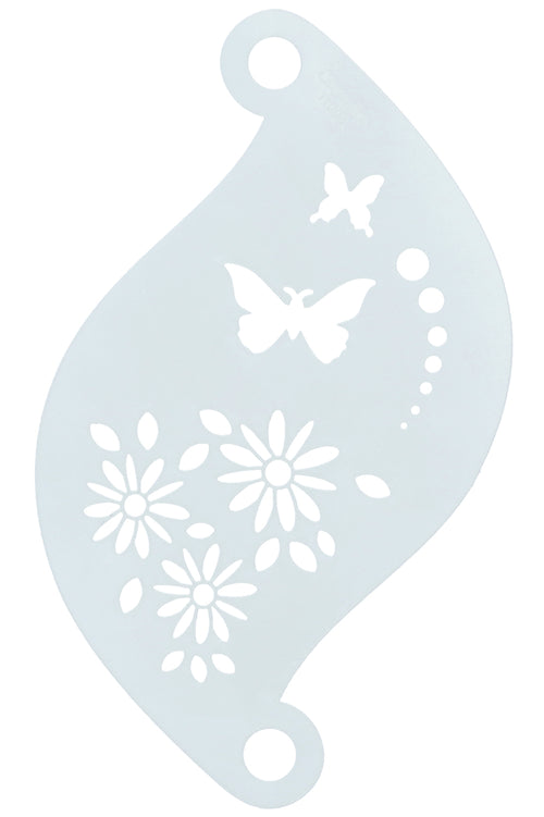 Face paint stencil Superstar Flower power 77008