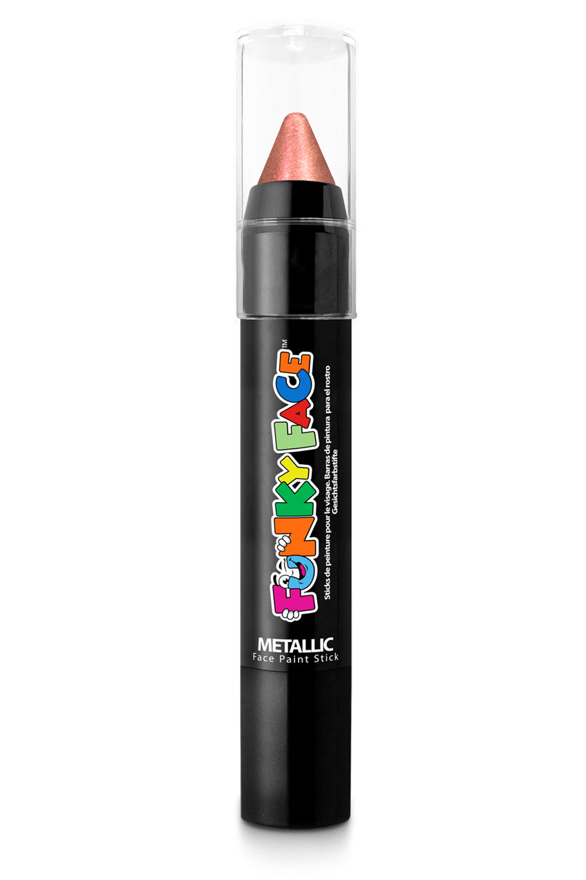 Metallic Face & Body Paint Stick Rosé goud