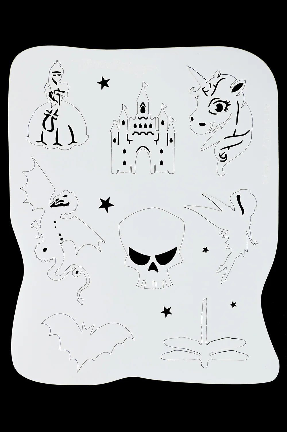 TattooPro Kids: Fantasy airbrush stencil
