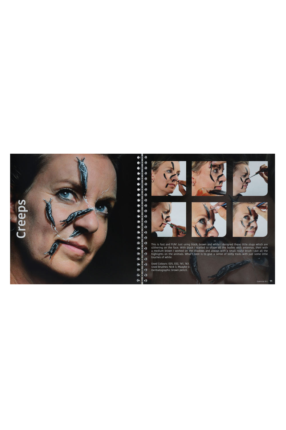 Schminkboek Fearsome Faces 
Matteo Arfanotti  and Superstar 
2535