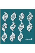 Face paint stencil Superstar Set 11 pcs with ring set 2
77081
