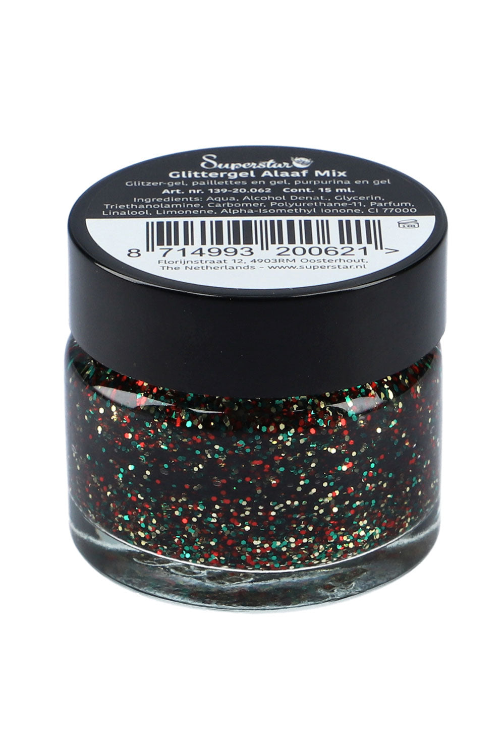 Gel superstar glitter Alaaf 15 ml
139-20.062