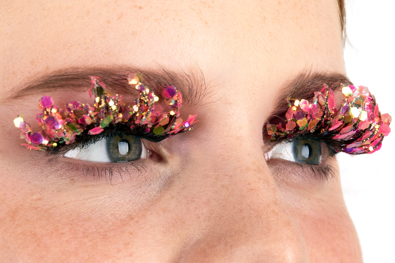 PXP Fairy Fluoriserend glitter wimpers Calypso stijl