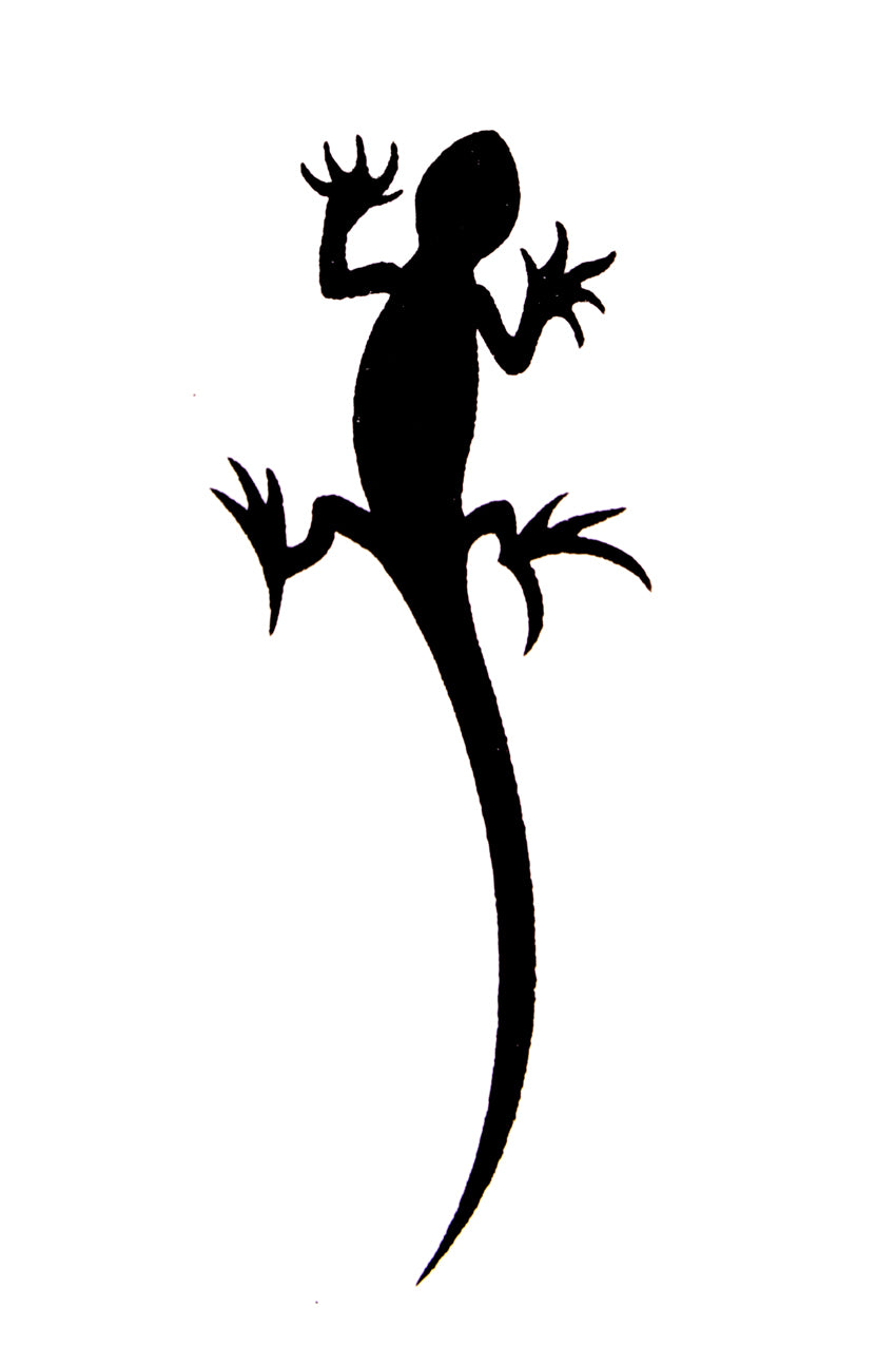 QuickTattoo glitter sjabloon Salamander