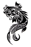 QuickTattoo glitter sjabloon Vis