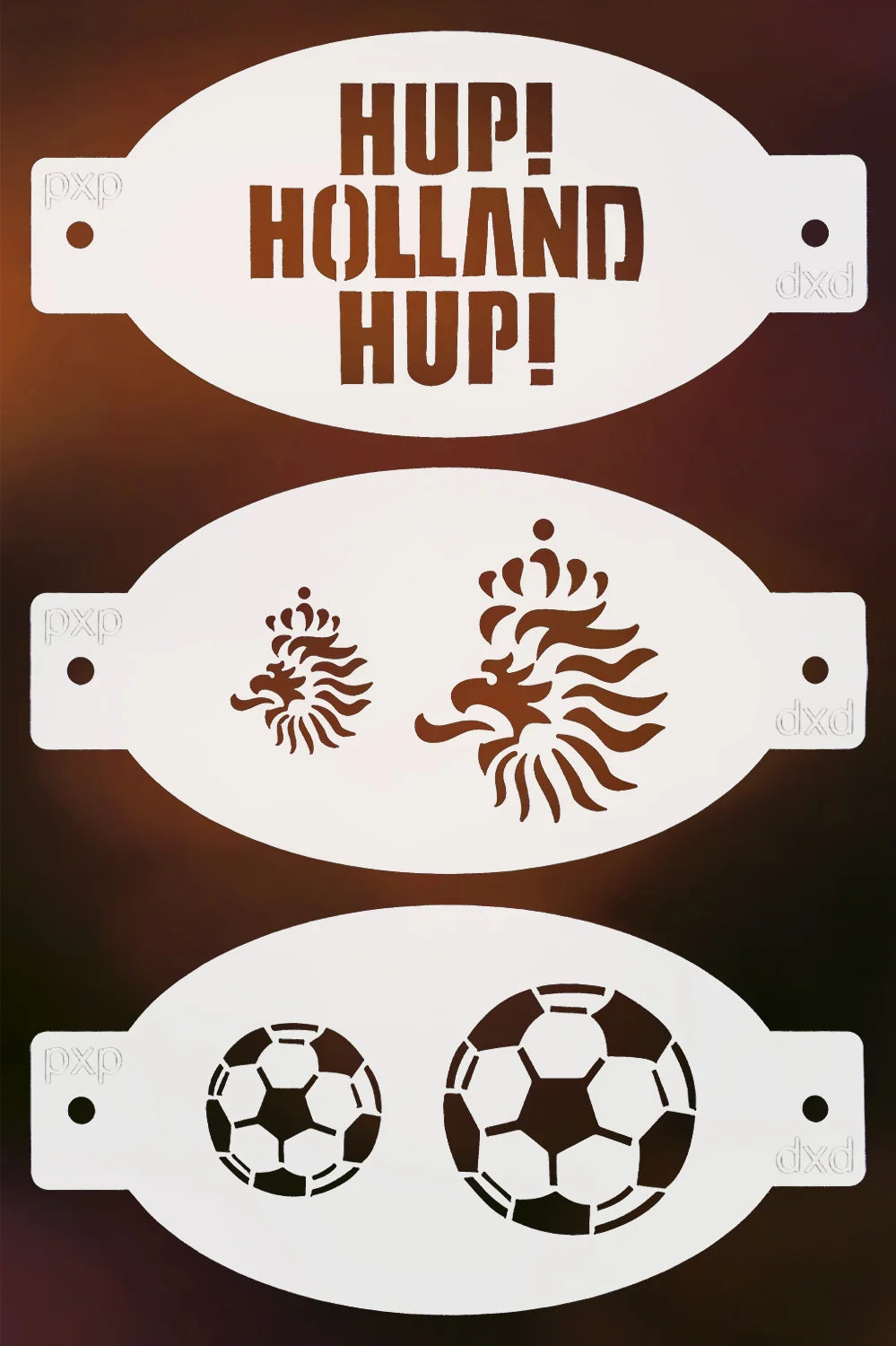 PXP stencil voetbal hup holland hup