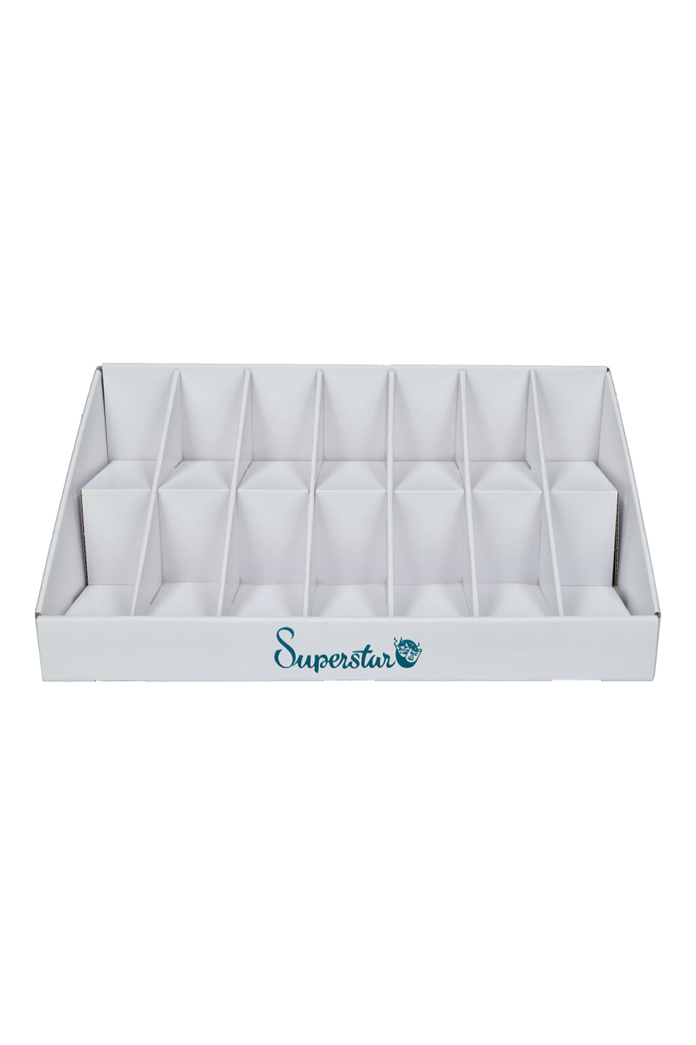 Superstar display karton voor potjes van 16 gram  
(14 compartments)
139-86.901