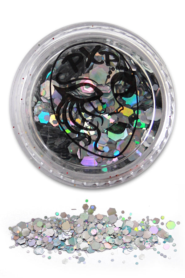 PXP Professional Colours Glitter  Sparkling Silver 5gr