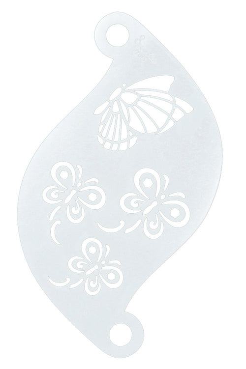 Face Paint Stencil BUTTERFLIES 77075