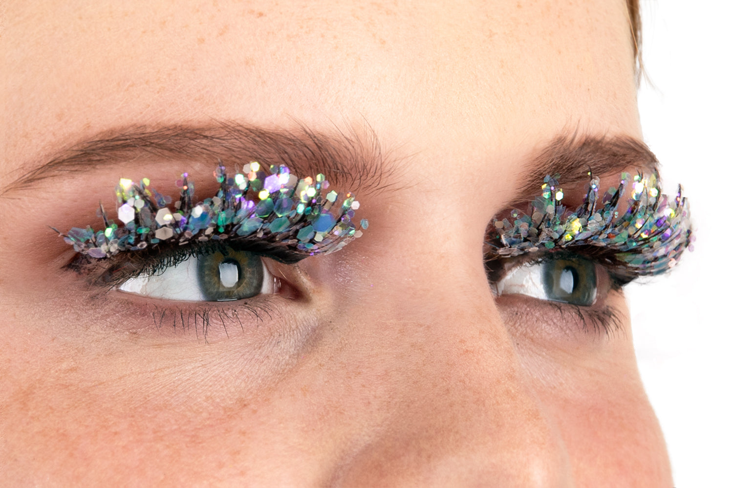 PXP Mermaid Luminous glitter wimpers Calypso stijl