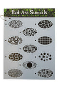 Bad Ass Half Ass stencil Pattern