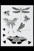 TattooPro Dragonfly & Moth Airbrush stencil