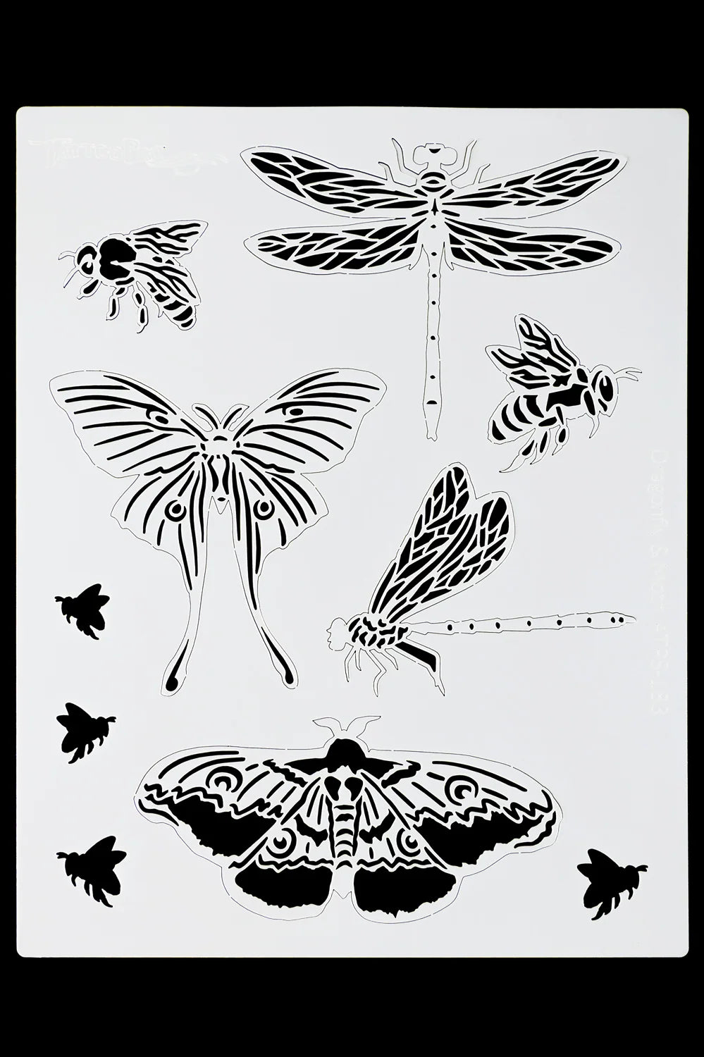 TattooPro Dragonfly & Moth Airbrush stencil