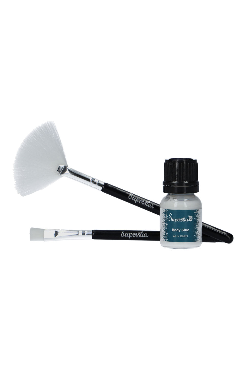 Penseel & lijm set voor glitter tattoo 98830