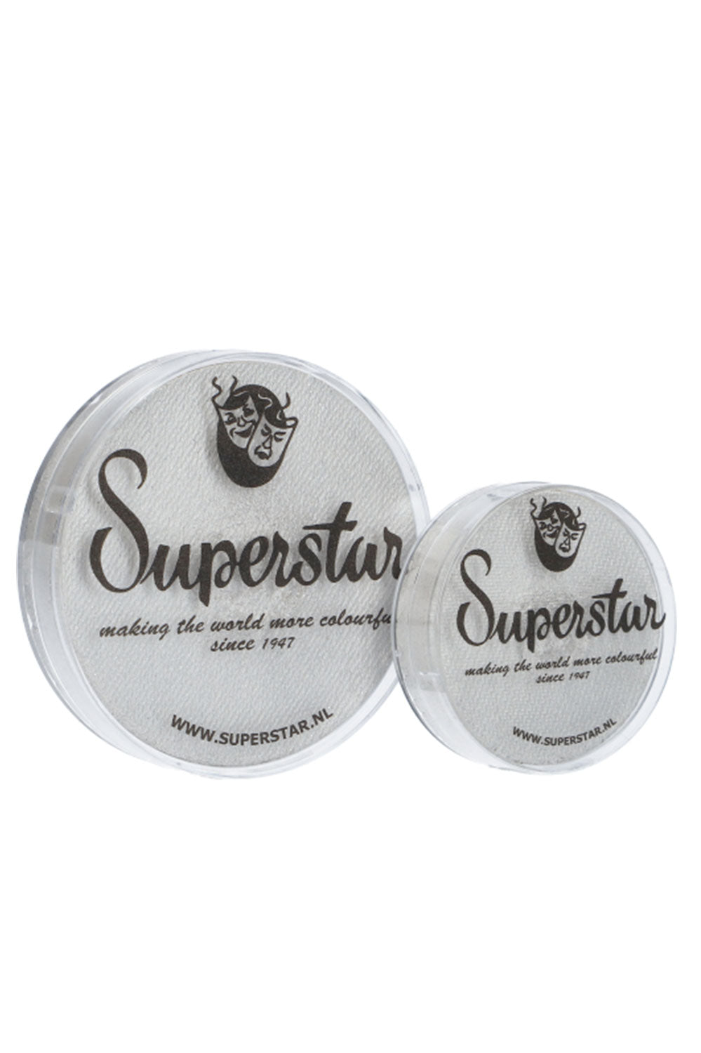 Superstar  45 gram 
colour 065 
Silverwhite with glitter (shimmer)
139-85.065
