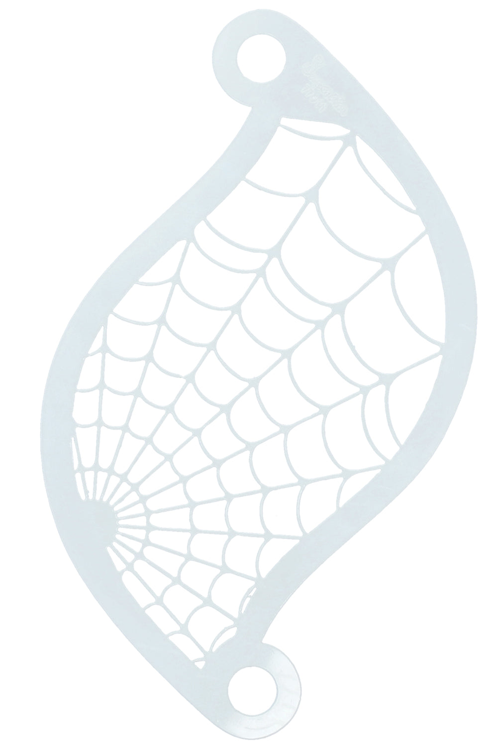 Face paint stencil Superstar Spiderweb 77011
