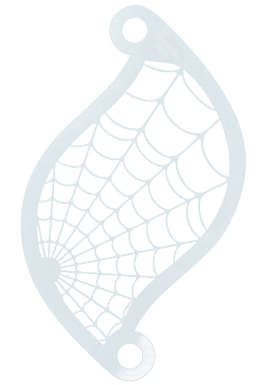 Face paint stencil Superstar Spiderweb 77011