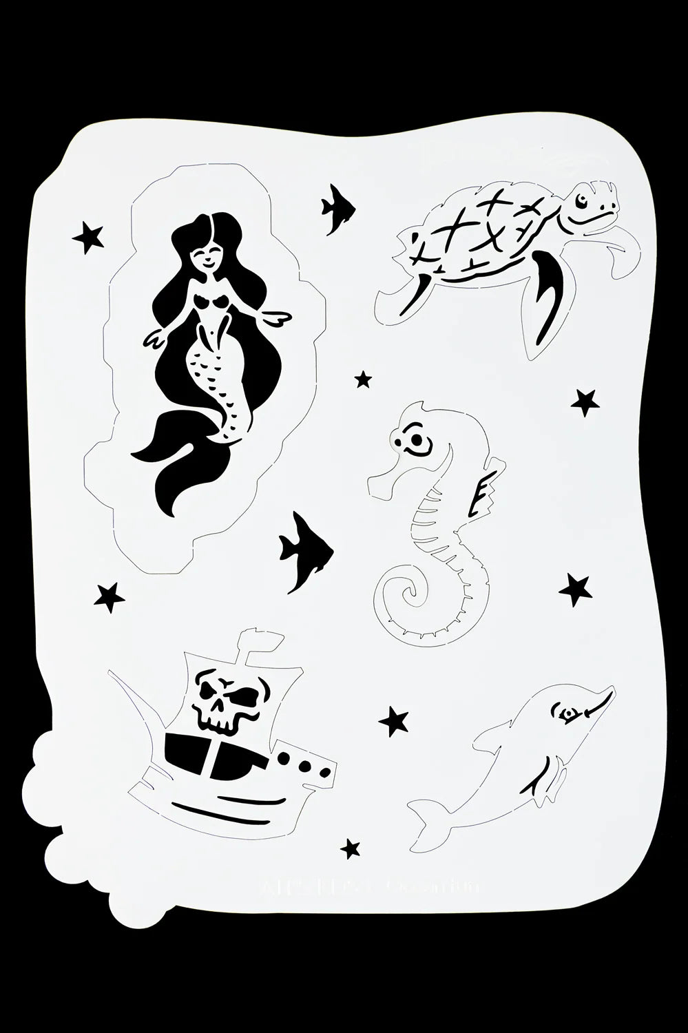 TattooPro Kids: Ocean Fun airbrush stencil